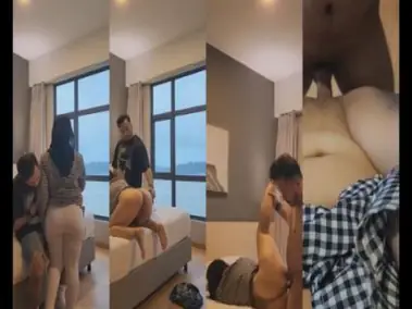 Hijab Cantik Gaya Doggy Di Hotel